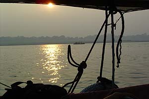 Sailing along the Ganges